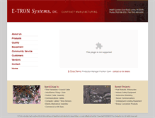 Tablet Screenshot of etronsystems.com